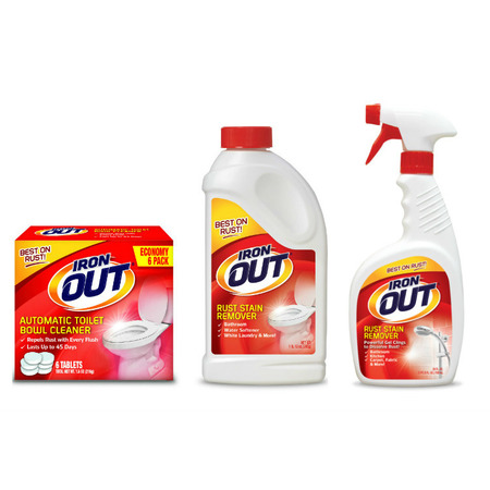 Iron Out Iron Out Toilet Cleaner Tablets, Rust Stain Remover Spray and Powder BND01942